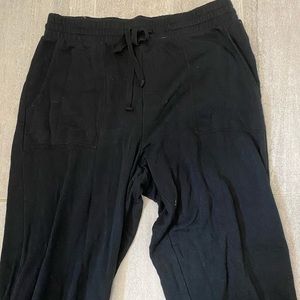 Black Aerie Fleece Sweats